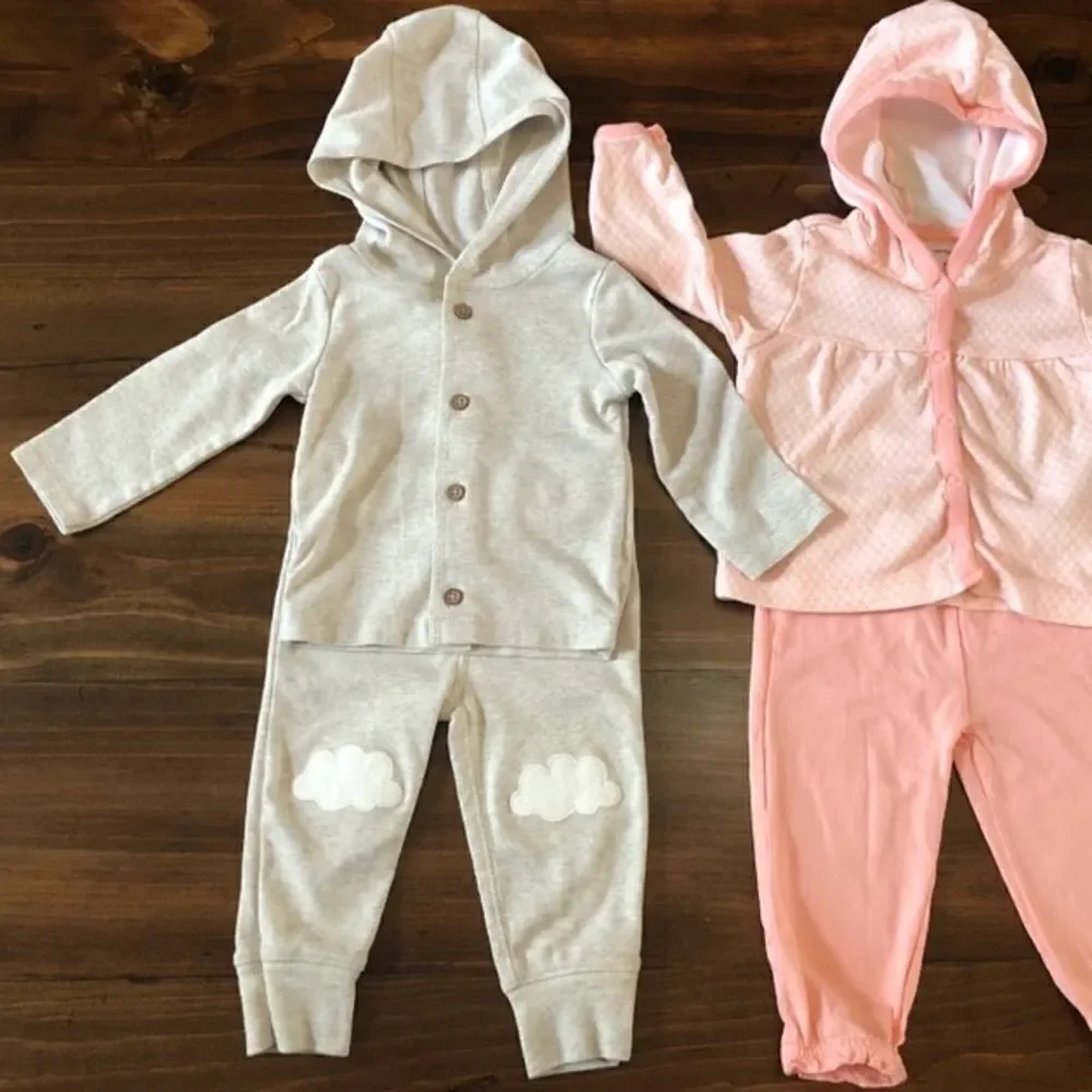 Carters Joggers Hoodie Outfits set